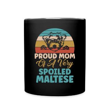 Cadeaux de propriétaire maltais - Mug uni - noir - Devant