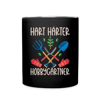 Schrebergarten Gartenbau Gartenarbeit - Tasse einfarbig - Schwarz - Vorne