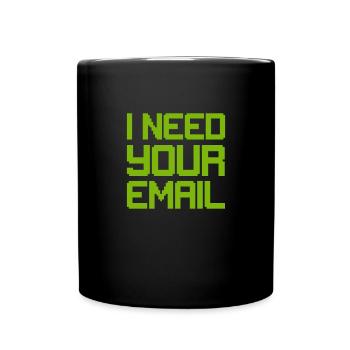 Hacker Coder Computer Hacking Cadeau - Mug uni - noir - Devant