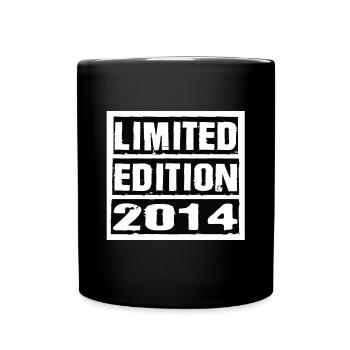 Limited Edition 2014 Geburtstag 2014 Vintage Retro - Tasse einfarbig - Schwarz - Vorne