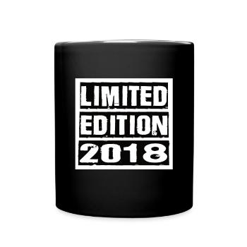 Limited Edition 2018 Geburtstag 2018 Vintage Retro - Tasse einfarbig - Schwarz - Vorne