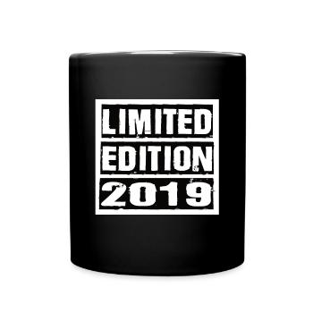 Limited Edition 2019 Birthday 2019 Vintage Retro - Full Colour Mug - black - Front