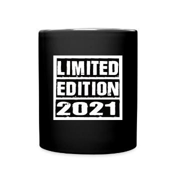 Limited Edition 2021 Geburtstag 2021 Vintage Retro - Tasse einfarbig - Schwarz - Vorne