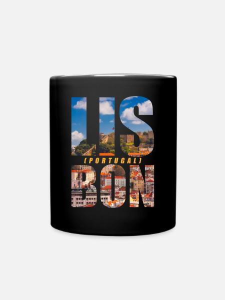 Lisbonne Portugal Souvenir - Mug uni - noir
