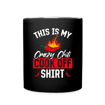 C’est mon Crazy Chili Cook Off Food Lover Food Lover Kitchen - Mug uni - noir - Devant