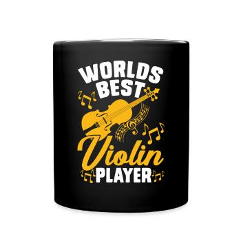 Violoniste violoniste - Mug uni - noir - Devant