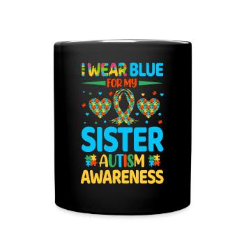 Autisme Autiste - Mug uni - noir - Devant