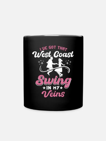 Lindy Hop Swing Dance Couple Dancer Swing Dance - Mug uni - noir