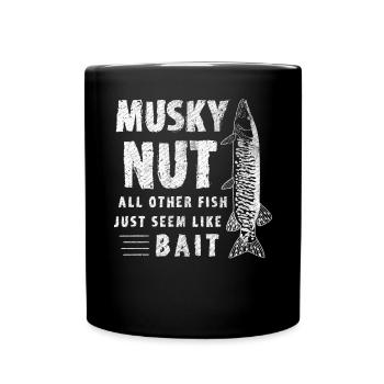 Musky Nut - All Other Fish Just Seem Like Bait - Full Colour Mug - black - Front