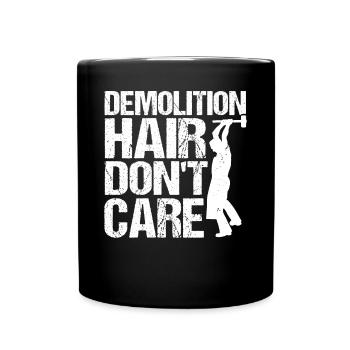 Fun day of house demolition - Full Colour Mug - black - Front