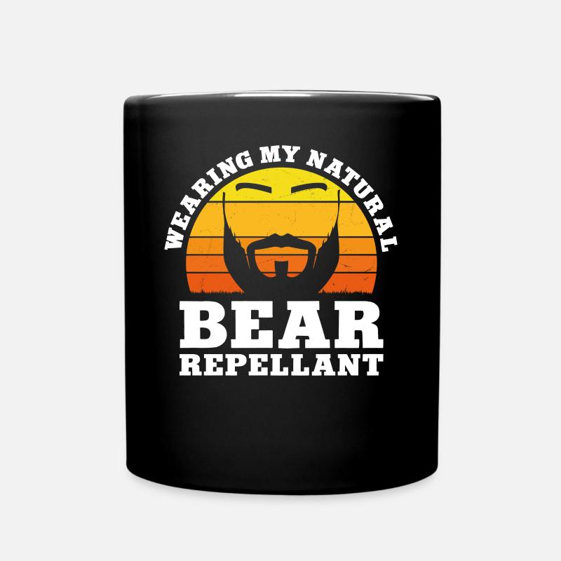 Beard Lover Bearded Man Wearing My - Tasse einfarbig - Schwarz