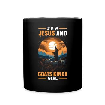 Goat Lover Kid Ranch Wool Farm Animal Farming - Mug uni - noir - Devant