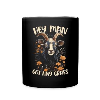 Goat Lover Kid Ranch Wool Farm Animal Farming - Full Colour Mug - black - Front