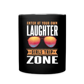 Girls Trip Zone - Full Colour Mug - black - Front