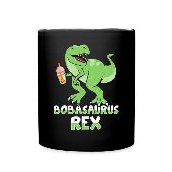 Bubble Tea Drink Pearl Milk Tea Lover Kawaii - Full Colour Mug - black - Front
