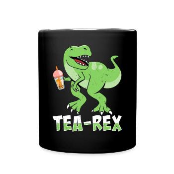 Bubble Tea Drink Pearl Milk Tea Lover Kawaii - Full Colour Mug - black - Front