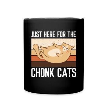 Kitty Fat Cat Lover Meme Kitten Meow - Mug uni - noir - Devant