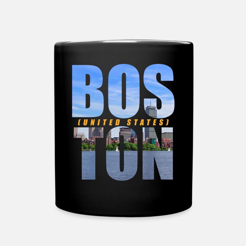 Boston USA Souvenir - Mug uni - noir