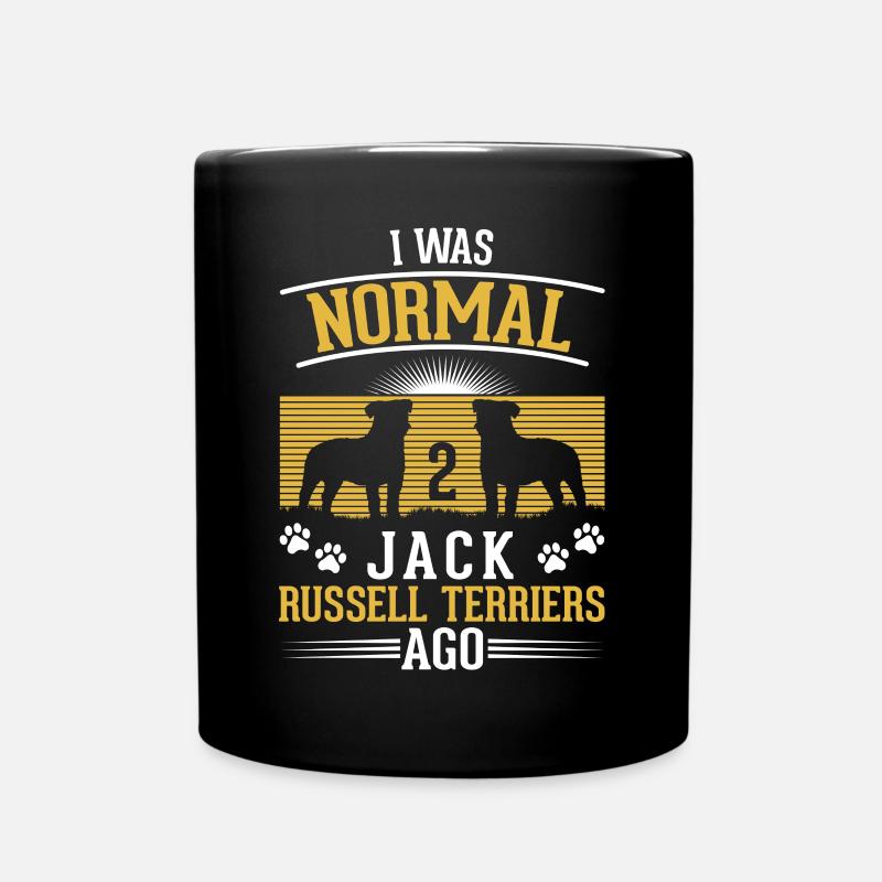 Jack Russell Terrier Geschenk - Tasse einfarbig - Schwarz