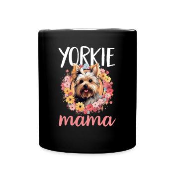 Yorkshire Terrier Dog Yorkie - Yorkie Mama - Mug uni - noir - Devant