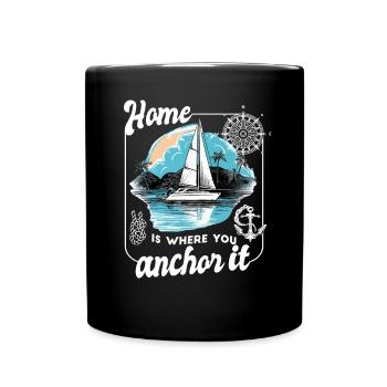 marin voilier voilier voilier voilier yacht - Mug uni - noir - Devant