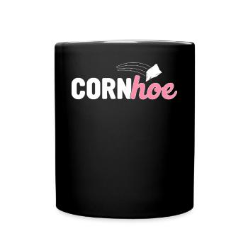 Funny Cornhole Girl Player Corn Hole - Mug uni - noir - Devant