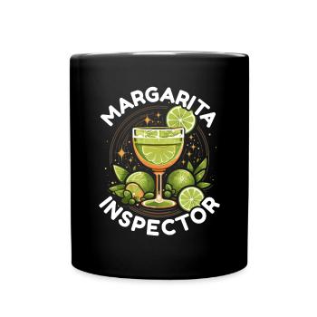 Margarita Lover Alcohol Drinker Mexican Cocktail - Full Colour Mug - black - Front