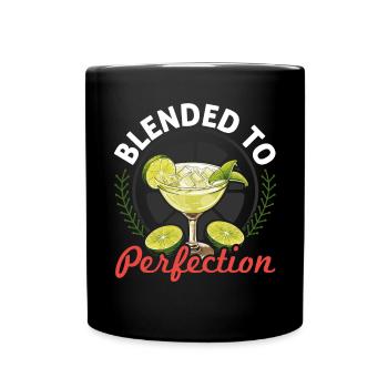 Margarita Lover Alcohol Drinker Mexican Cocktail - Full Colour Mug - black - Front