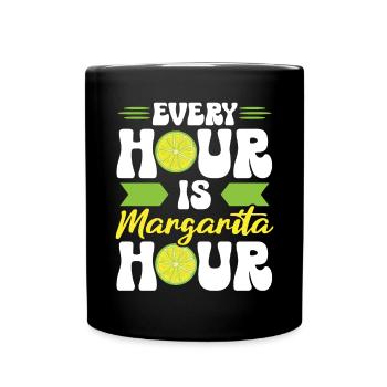 Margarita Lover Alcohol Drinker Mexican Cocktail - Full Colour Mug - black - Front