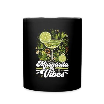 Margarita Lover Alcohol Drinker Mexican Cocktail - Full Colour Mug - black - Front