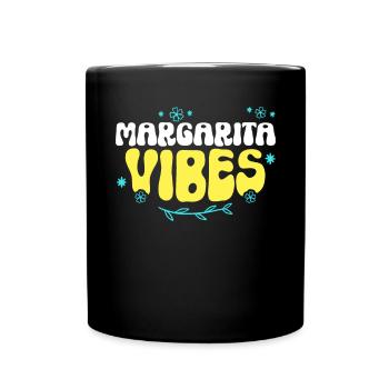 Margarita Lover Alcohol Drinker Mexican Cocktail - Full Colour Mug - black - Front