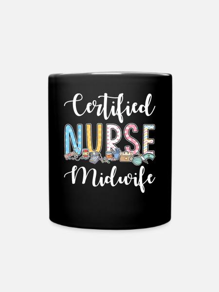 Certified Nurse Midwife - Tasse einfarbig - Schwarz