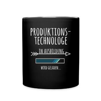 Produktionstechnologe Beruf Ausbildung Geschenk - Tasse einfarbig - Schwarz - Vorne