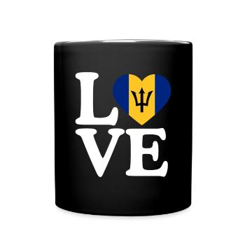 Drapeau de la Barbade Bayan barbadien - Mug uni - noir - Devant