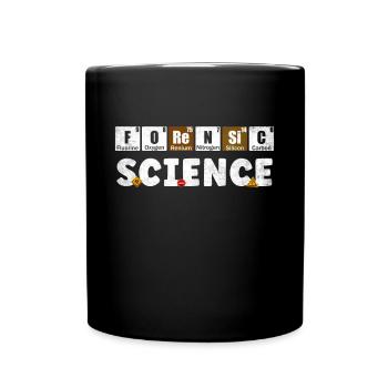 Éléments chimiques Criminologie - Mug uni - noir - Devant