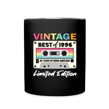 Best of 1996 - 28th Anniversary Limited Edition - Full Colour Mug - black - Front