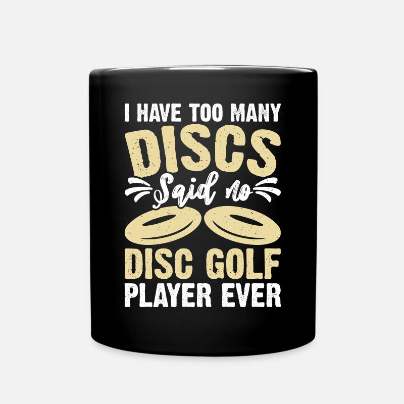 Discgolf Disc Golf - Tasse einfarbig - Schwarz