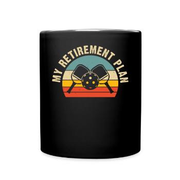 Pickleball - Mug uni - noir - Devant