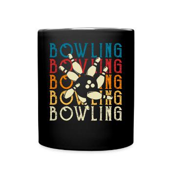 Bowling - Mug uni - noir - Devant