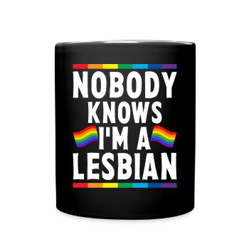 LGBTQ - Full Colour Mug - black - Front