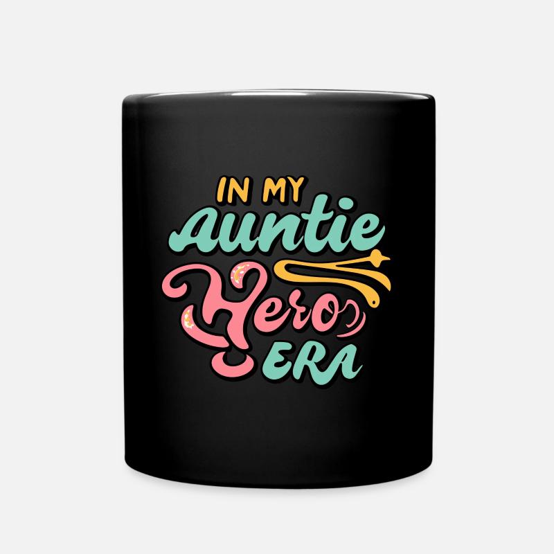 À l’époque de l’annonce du bébé de ma tante - Mug uni - noir