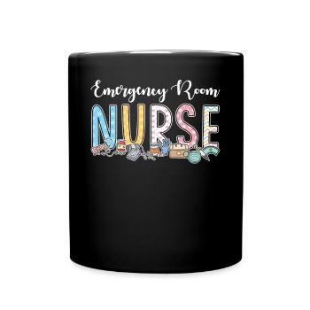 Idée cadeau pour les infirmières du - Mug uni - noir - Devant