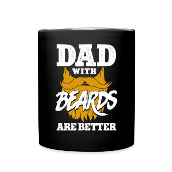 Beard Lover Bearded Man Dad Ginger - Full Colour Mug - black - Front