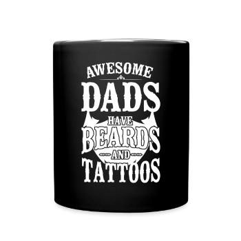 Beard Lover Bearded Man Dad - Tasse einfarbig - Schwarz - Vorne