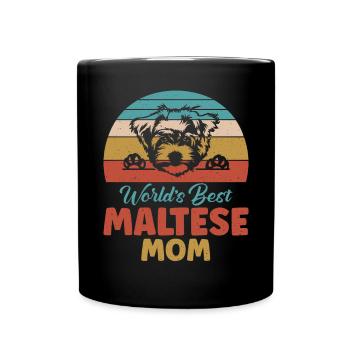 Cadeaux de propriétaire maltais - Mug uni - noir - Devant