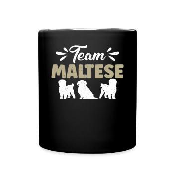 Maltese Owner Gifts - Tasse einfarbig - Schwarz - Vorne