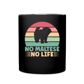 Cadeaux de propriétaire maltais - Mug uni - noir - Devant