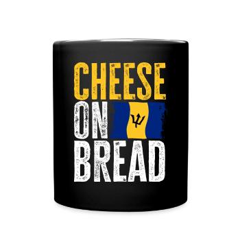 Barbados Flagge Barbadier Bajan - Tasse einfarbig - Schwarz - Vorne