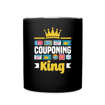 Funny Extreme Couponing Coupon Gift - Full Colour Mug - black - Front