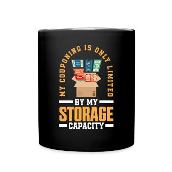 Funny Extreme Couponing Coupon Gift - Full Colour Mug - black - Front